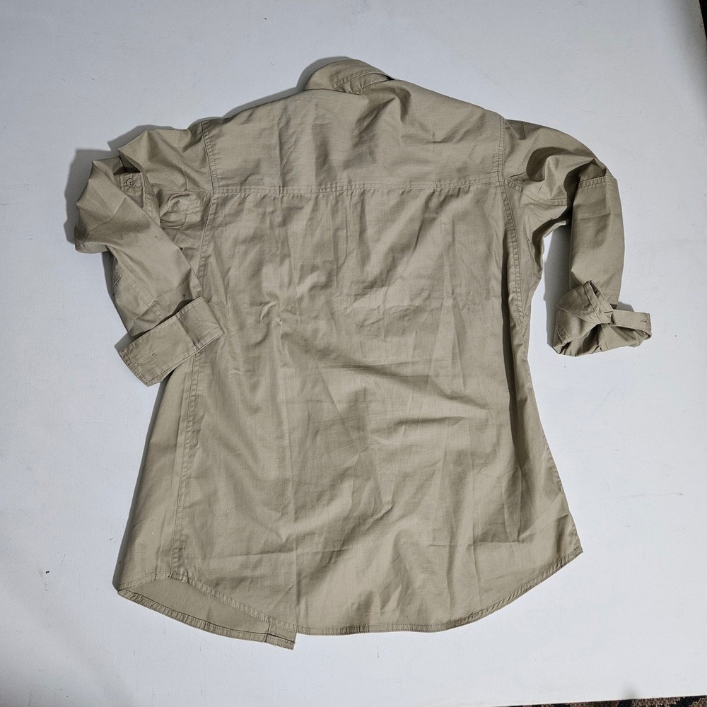 Propper Mens Khaki Tactical Ripstop Long Sleeve Shirt F5312 Tan Size M Regular - Picture 2 of 5